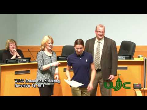 WJCC School Board Meeting 11/15/16
