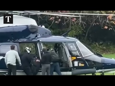 SAS Helicopters Land Next To Manchester Synagogue Attack