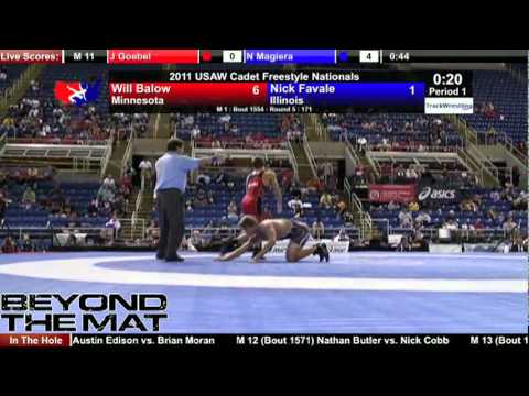 Cadet Freestyle 171 - Will Balow (MN) vs. Nick Favale (IL)