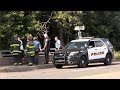 Vehicle Into Creek Along New Falls Road In Levittown
