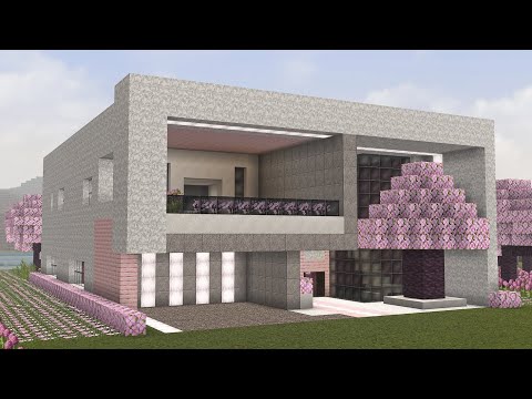 Insane Cherry Modern House Decor Tutorial - Mine Builder