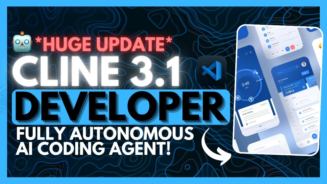 Cline v3.1 UPDATE: Fully Autonomous AI Coding Agent! (Checkpoints, Restore, Compare)
