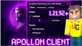 Apollon Client v1.21.92 – BEST MCPE Hack Client for PvP & Survival | Aimbot, ESP, Speed & More!