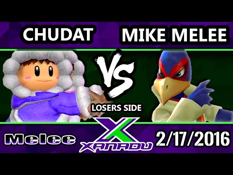 S@X 137 - Root | Chudat (Ice Climbers) Vs. Mike Melee (Falco) SSBM Losers Top 8 - Smash Melee