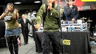 PHAROAHE MONCH still standing BEST BUY New York City MARCH 22 2011
