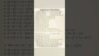 Download lagu Algebra formula for class 4-12 #shorts #youtubeshorts #viral mp3