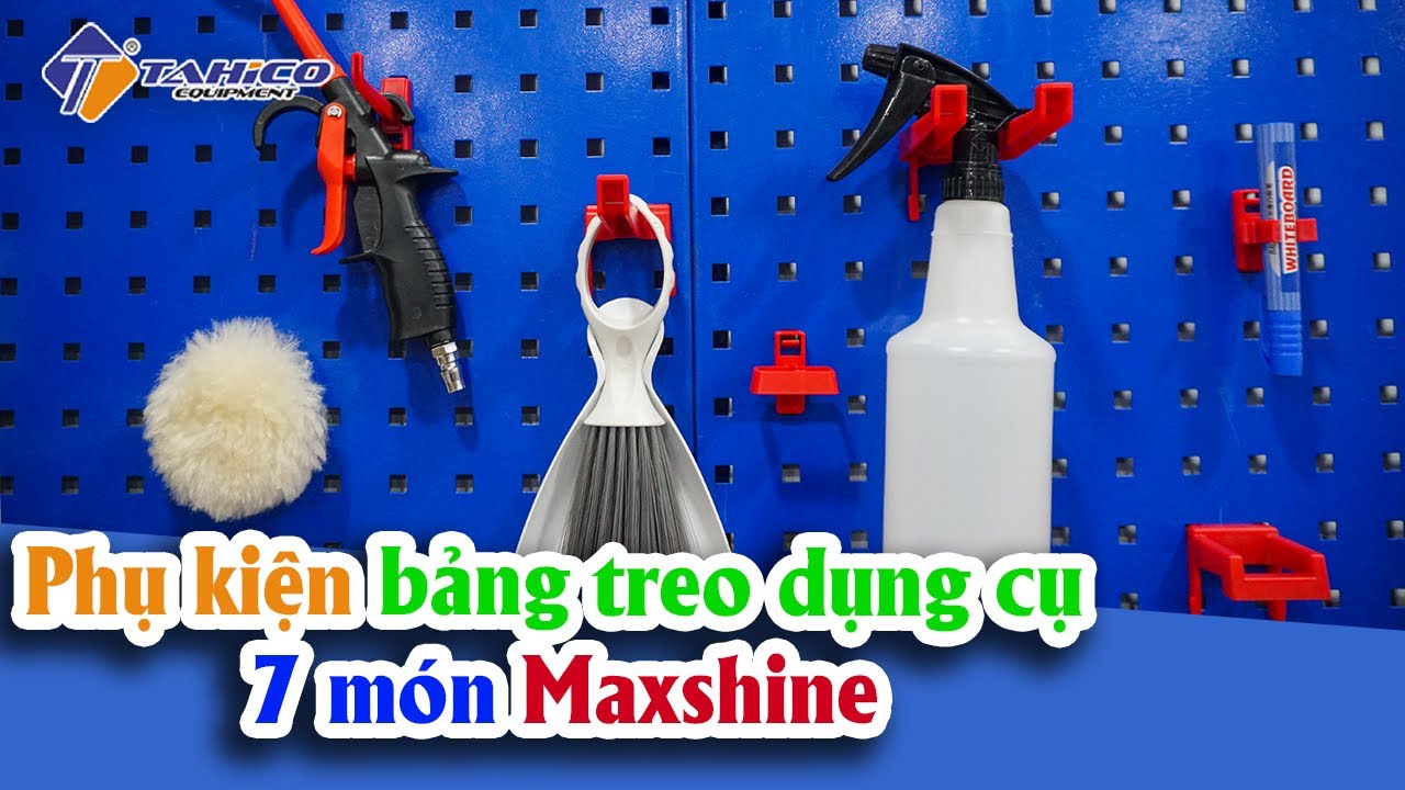 Phụ kiện bảng treo dụng cụ 7 món Maxshine 22