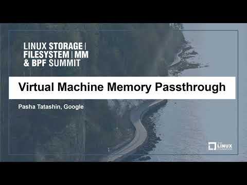Virtual machine memory passthrough - Pasha Tatashin