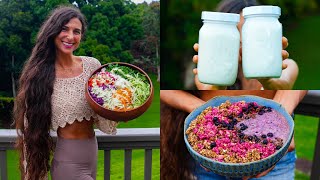 What I Ate Today 🥥 My Raw Vegan Life in Hawaii Vlog 🌺 Farm Updates, New Doggie, Juicing & Recipes! 🌱