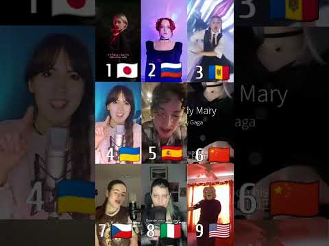 Lady Gaga "Bloody Mary" in different languages