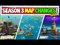 ALL SECRET MAP CHANGES | Fortnite Season 3 