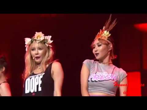 4minute (포미닛) Hyuna (현아) Collab - Ice ice, Trouble Maker, Blacklist