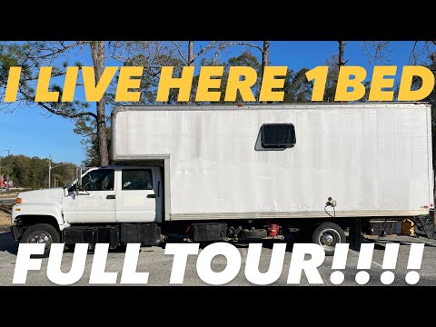 You Won't Believe This Box Truck Tiny Home | Full Tour!!