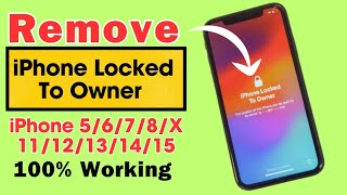 iPhone Locked To Owner Fix 100%|How To Unlock iCloud Activation Lock Without Apple ID password 2024✅