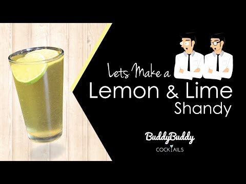 Lemon & Lime Shandy Cocktail Recipe by BuddyBuddy Cocktails