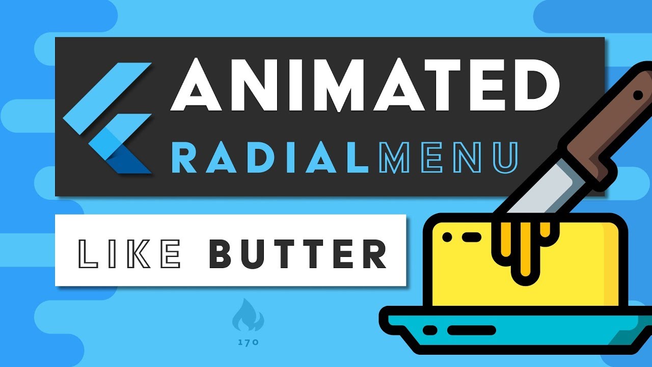 Flutter Animation -  Radial Menu at 60FPS