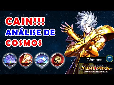 Análise de Cosmo do Cain de Gêmeos - Solar e Estrela COMPLETO  - Saint Seiya Awakening
