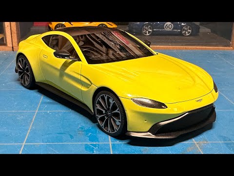 Building the 1:24 Alpha Model Aston Martin Vantage Part 3