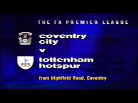 Coventry City 2-3 Tottenham Hotspur 1995/96