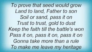 Lone Justice - Pass It On Lyrics