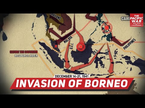 Japan Continues Attacking: Borneo, Philippines - Pacific War #4 Animated Historical DOCUMENTARY