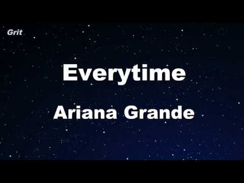 everytime - Ariana Grande Karaoke 【With Guide Melody】 Instrumental