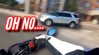 I almost got hit... TWICE