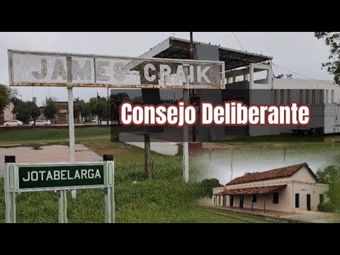 ESTACIÓN JAMES CRAIK del FERROCARRIL BARTOLOMÉ MITRE ex FERROCARRIL CENTRAL ARGENTINO 