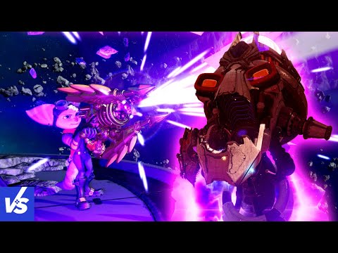 FULLY Leveled Up OMEGA Ryno 8 vs Emperor Nefarious Final Boss Fight | Ratchet and Clank Rift Apart
