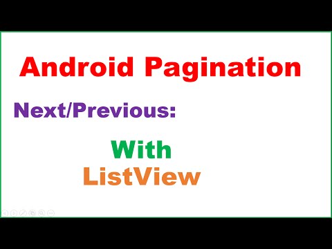 Android Pagination Ep.02 : ListView - Next/Previous Pagination