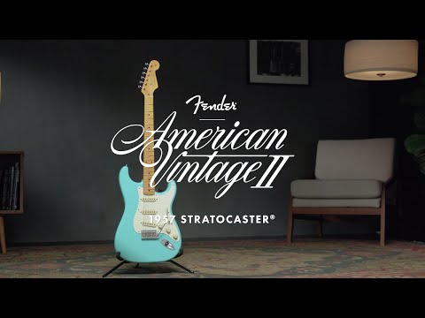 Fender American Vintage II 1957 Stratocaster 6-String Electric Guitar (Right-Handed, Vintage Blonde)