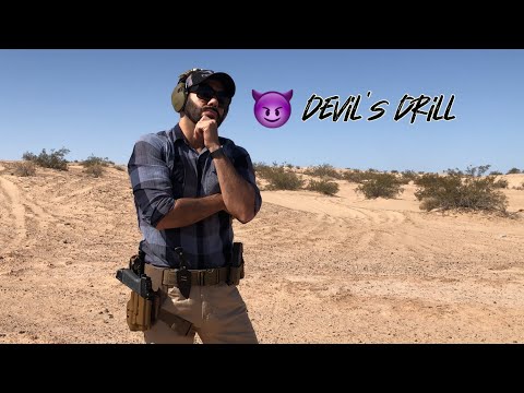 Larry Vickers Devil Drill challenge. @StrictlyPlinking