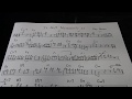 Ray Brown / It Ain't Necessarily So (Second chorus)(bass solo transcription)