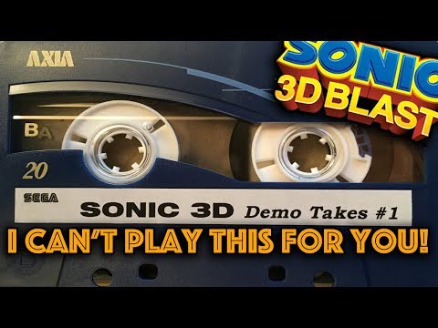 Sonic 3D News - A demo tape that I just can't play...
