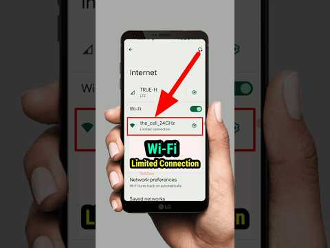 How to Fix Limited Wi-Fi Connection on Android | Tech Zone #shorts