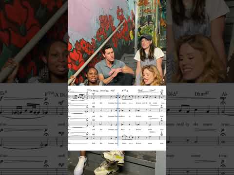 Transcription of „Somewhere Over The Rainbow“ #transcription #shorts #acapella