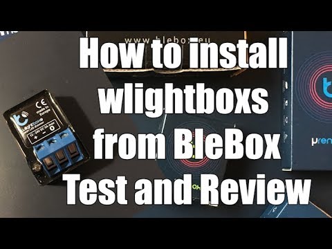 BleBox ProxiSwitch - artumo jungiklis 12-24V video