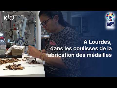 A Lourdes, dans les coulisses de la fabrication des médailles