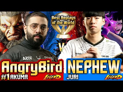🔥 SF6 (AngryBird vs NEPHEW 🔥+ Jbjb) Akuma vs Juri ▰ Street Fighter 6 High Level
