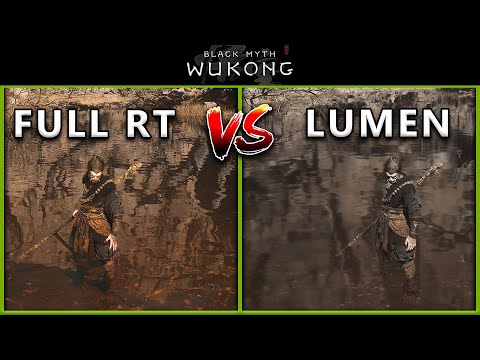 Black Myth Wukong - Full Ray Tracing VS Lumen - Is There a Difference?