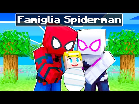 Trovato Da Una FAMIGLIA Di SPIDERMAN Su Minecraft!