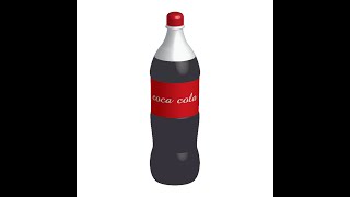 Pen tool Tricks In Illustrator | Make 3D Coca-Cola Bottle In Illustrator. #youtubeshorts #laxmirise