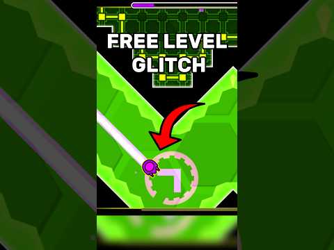 Free levels Glitch!! #geometrydash #hungergamestiktok