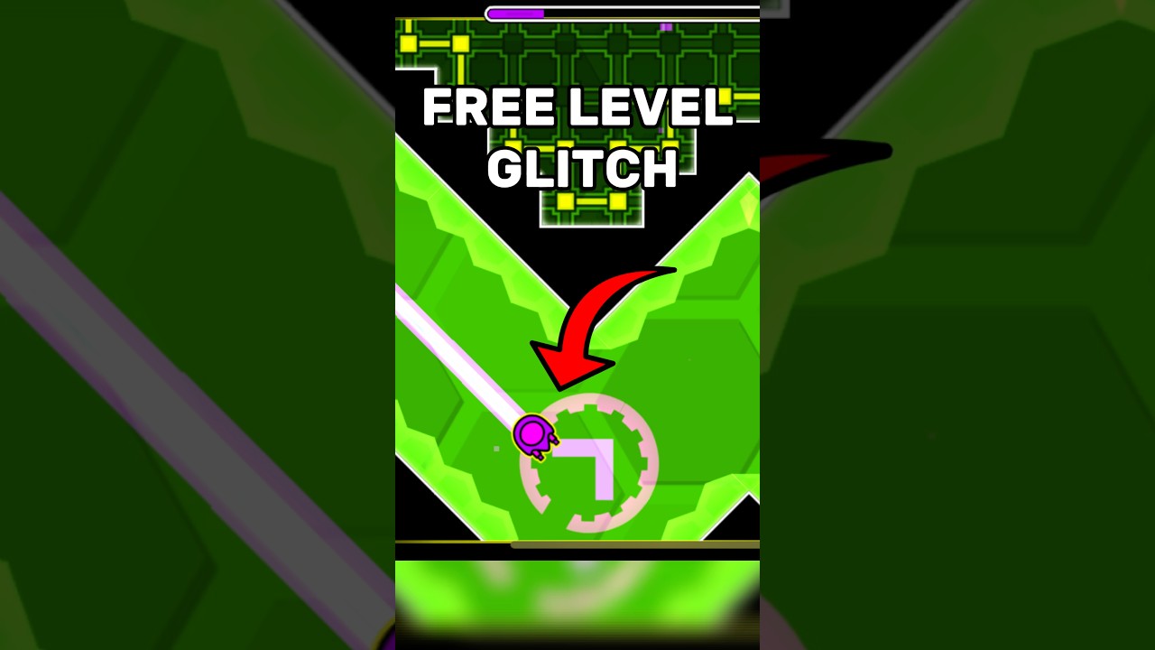 Free levels Glitch!! #geometrydash #hungergamestiktok