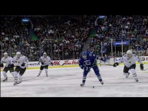 Canucks Vs Stars - Alex Burrows 1-0 Goal - 01.24.11 - HD