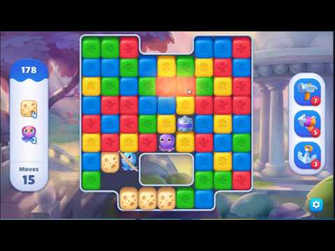 Fishdom Blast Level 178 - NO BOOSTERS GAMEPLAY 🐠 | SKILLGAMING ✔️