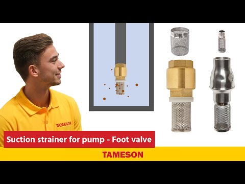 Suction strainer for pump - Foot valve - Tameson