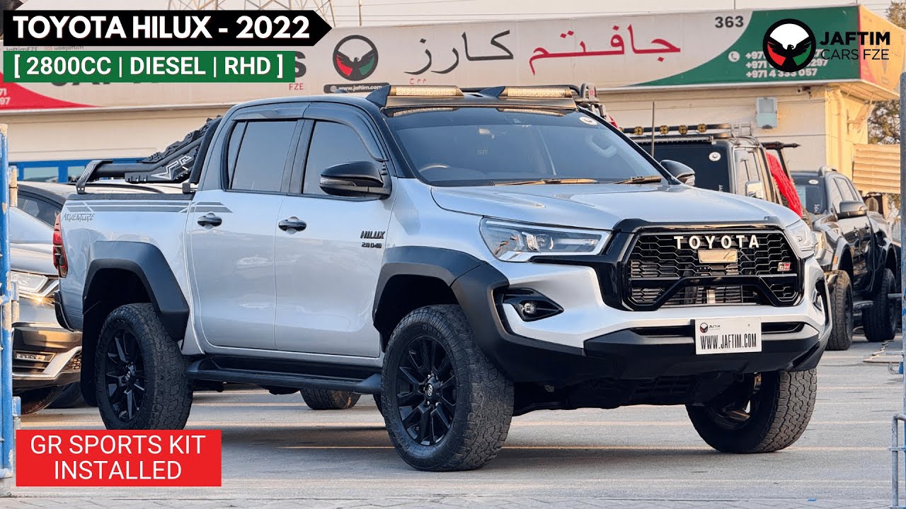 تويوتا هيلوكس GR SPORT KTI | RHD | ROOF MOUNTED LED LIGHTS | 2.8L DIESEL ENGINE | 2WD | (AT) | 2022 | ELECTRIC SEA video
