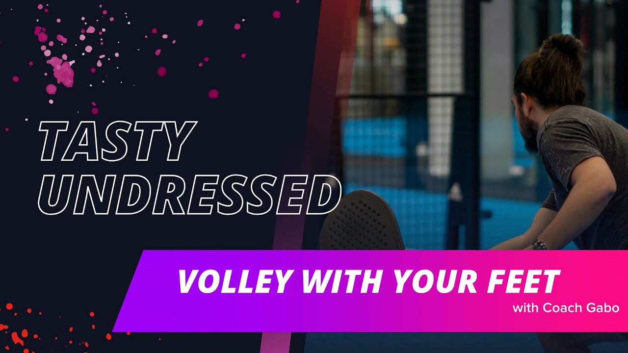 Improve volleys with footwork and body adjustment.