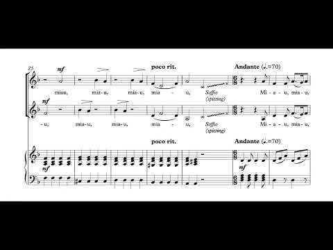 Rossini - Duetto buffo de dui gatti (piano accompaniment)